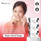Kojiesan Skin Lightening Soap | For a Lighter and Even Tone Skin | Fights Dark Spots, Scars and Age Spots | Promo 3 Pack x 100 g
