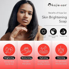 Kojiesan Skin Lightening Soap | For a Lighter and Even Tone Skin | Fights Dark Spots, Scars and Age Spots | Promo 3 Pack x 100 g