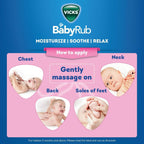Vicks Baby Rub  - Soothing Aromatherapy - Dermatologist Tested-50 ml