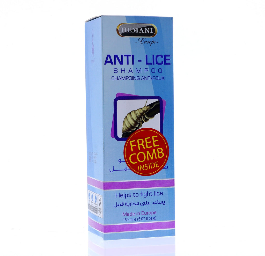 Hemani Anti Lice Shampoo 150ml Allantoine Gives A Moisturizing And Soothing Effect  Highly Recommended for School Going Kids