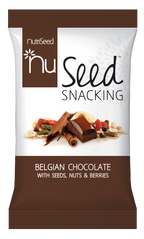 NutriSeed NuSeed Snacking Belgian Chocolate With Seeds, Nuts & Berries - For the Carb Conscious - High in Dietary Fibre & Protein - Gluten-Free - Blend of Choco Drop,Raisins - 30g