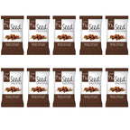 NutriSeed NuSeed Snacking Belgian Chocolate With Seeds, Nuts & Berries  - For the Carb Conscious - High in Dietary Fibre & Protein - Gluten-Free - Blend of Choco Drop,Raisins - 10x30g