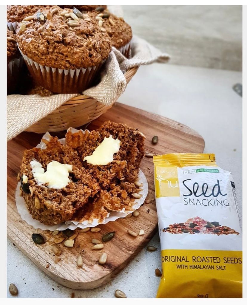 NutriSeed NuSeed Snacking Original Roasted Seeds w/ Himalayan Salt  - For the Carb Conscious - High in Dietary Fibre & Protein - Rich Source of Omega 6 Fatty Acids - Gluten-Free/Keto Friendly - 10x30g