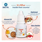 Al - Eartone 100% Ayurvedic & Natural Ear Drops - Soothes Dryness, Itching and Ear Pain - Maintain General Ear Hygiene - 10 ml