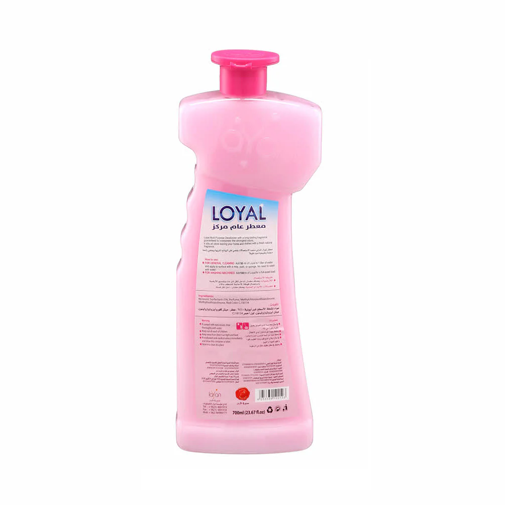 Loyal  Multi-Purpose Household Deodorizer Red Rose Pink  - Bad Odor Remover - Safe to Use - 700 ml