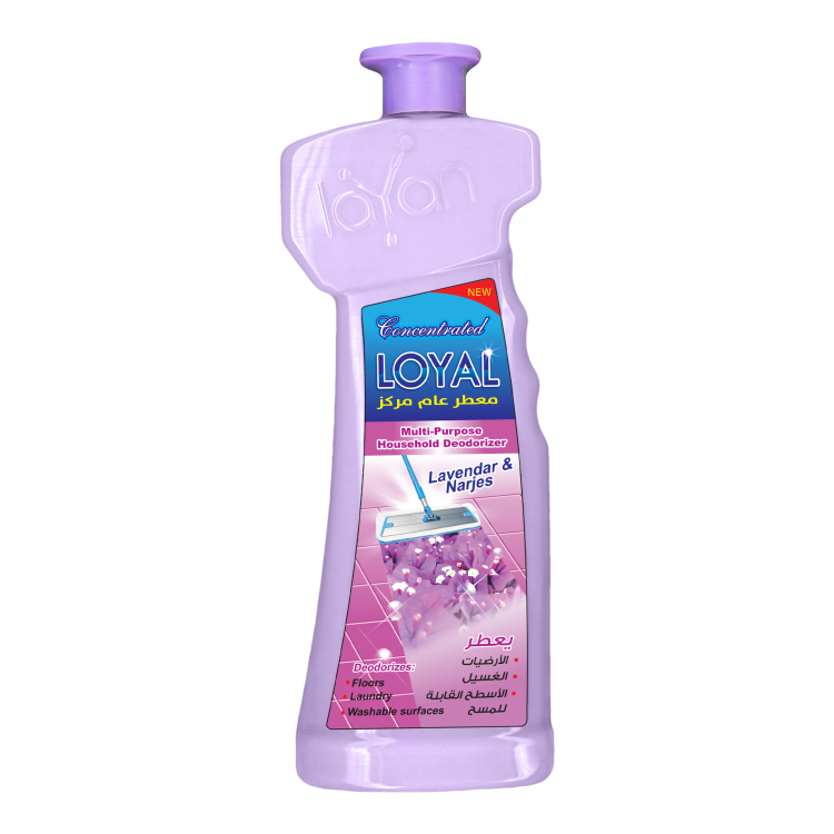 Loyal Multi-Purpose Household Deodorizer Lavender & Narjes Purple - Bad Odor Remover - Safe to Use - 700 ml