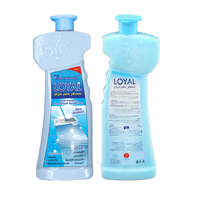 Loyal Multi-Purpose Household Deodorizer - Sea Breeze Blue  - Keeps Freshness  - Eliminates Bad Odors - 700 ml