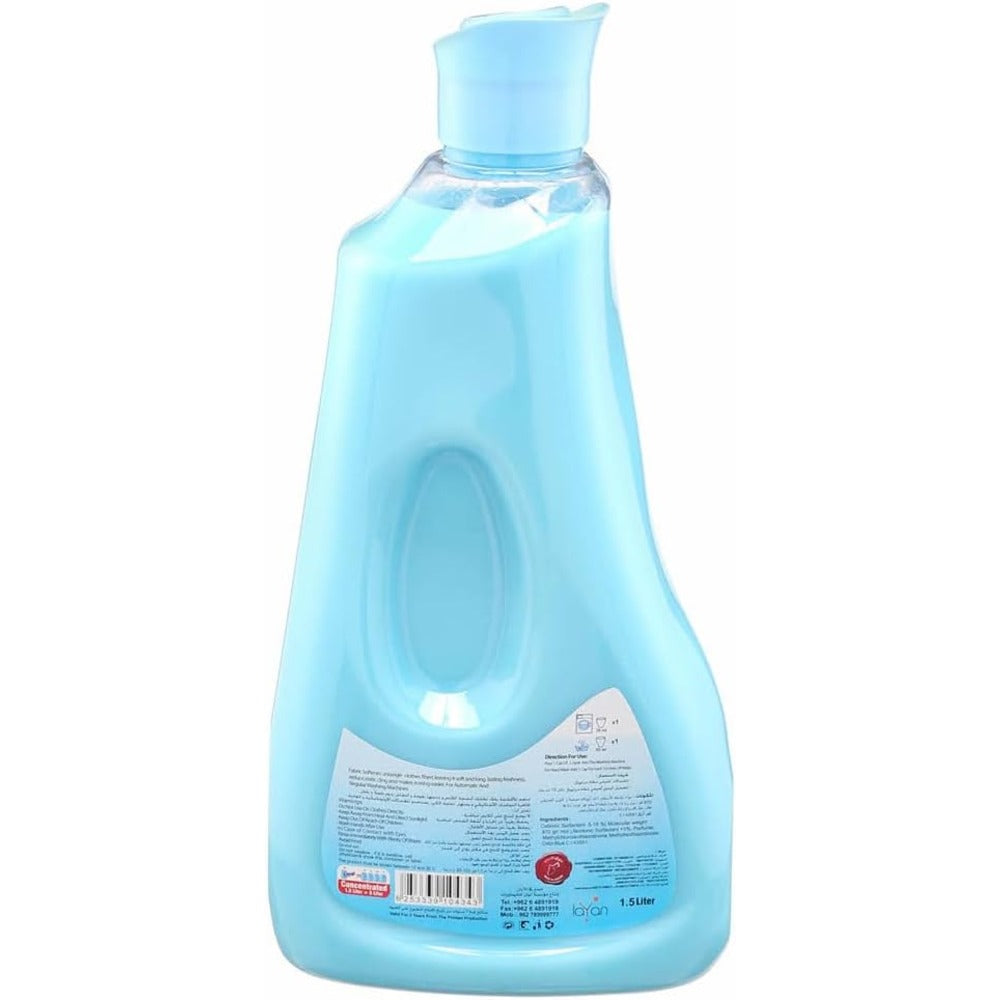 Loyal Fabric Softener & Freshener Blue Petals - Softening Power - Static Control - 1500 ml