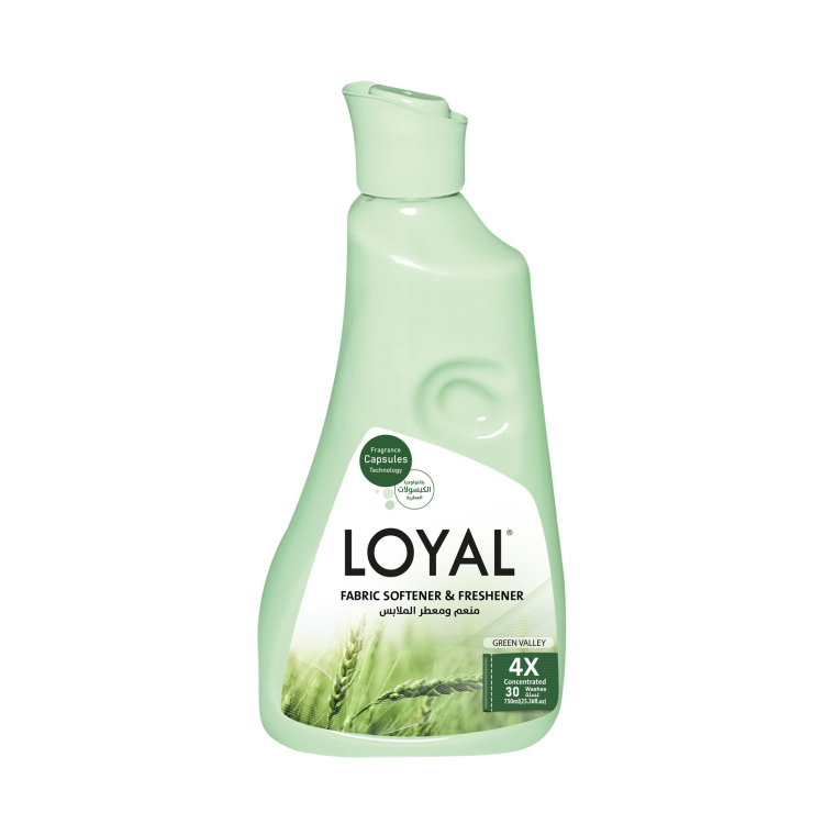 Loyal  Fabric Softener & Freshener Green Valley  - Long-lasting Freshness - Softening Action - 500 ml