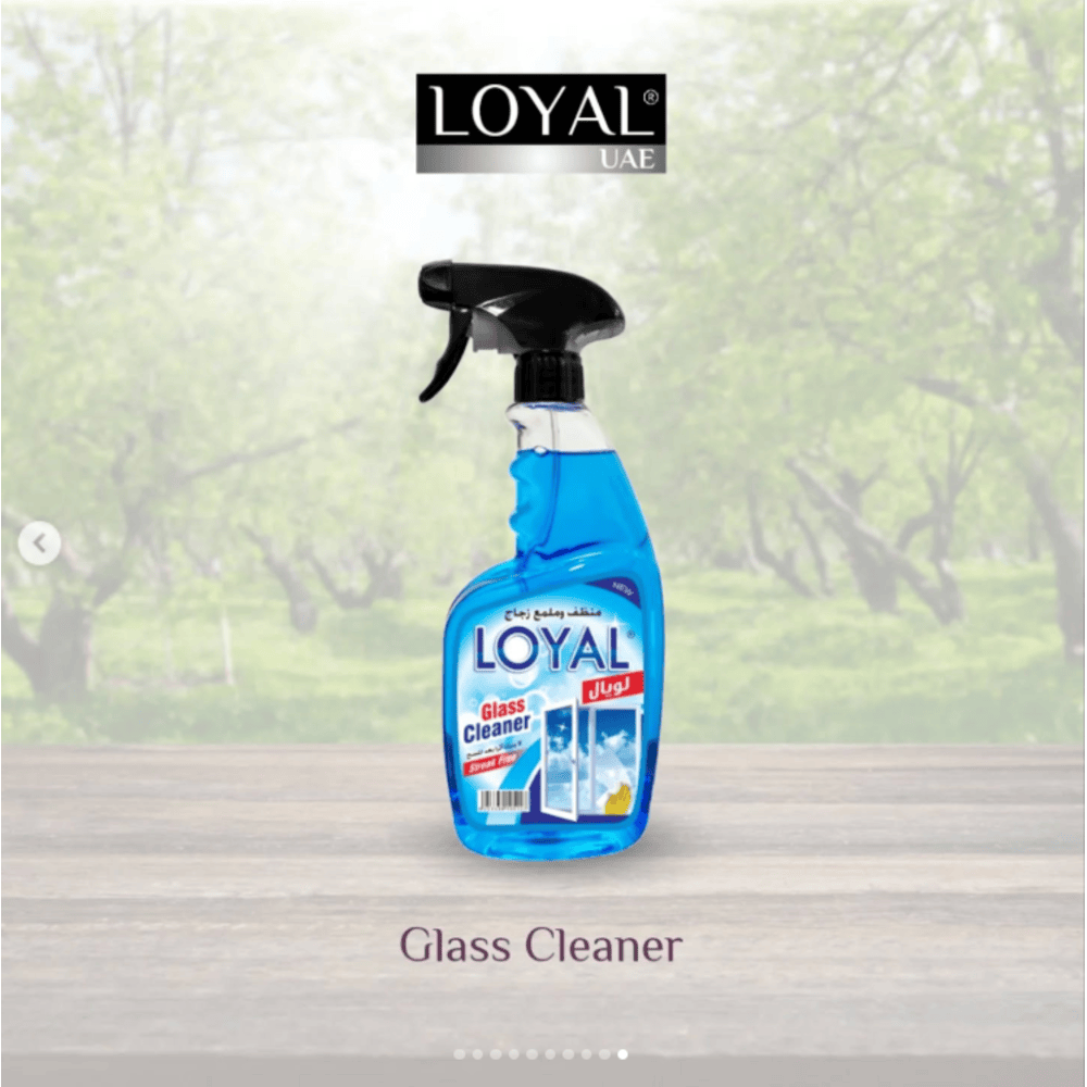Loyal Glass Cleaner - Streak Free Formula - Quick Drying - 750ml