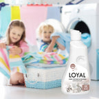 Loyal  Fabric Softener & Freshener White Care & Gentle  - Superior Softening - Static Cling Reduction - 750 ml