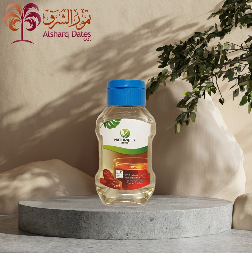 Naturally Sweet Liquid Date Sugar - 100% Liquid Date Sugar - Healthy Alternative to Table Sugar - Extracted from Dates - Low Glycemic & Low Calories - 350 gm