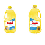 Coroli Pure Sunflower Oil - 3 Liters - The Best & Most Versatile Cooking Oil - Helps in Reducing Bad Cholesterol
