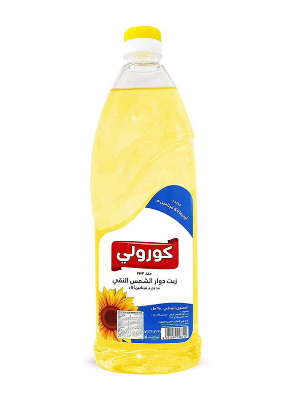 Coroli Pure Sunflower Oil - The Best & Most Versatile Cooking Oil - Helps in Reducing Bad Cholesterol - 750 ml
