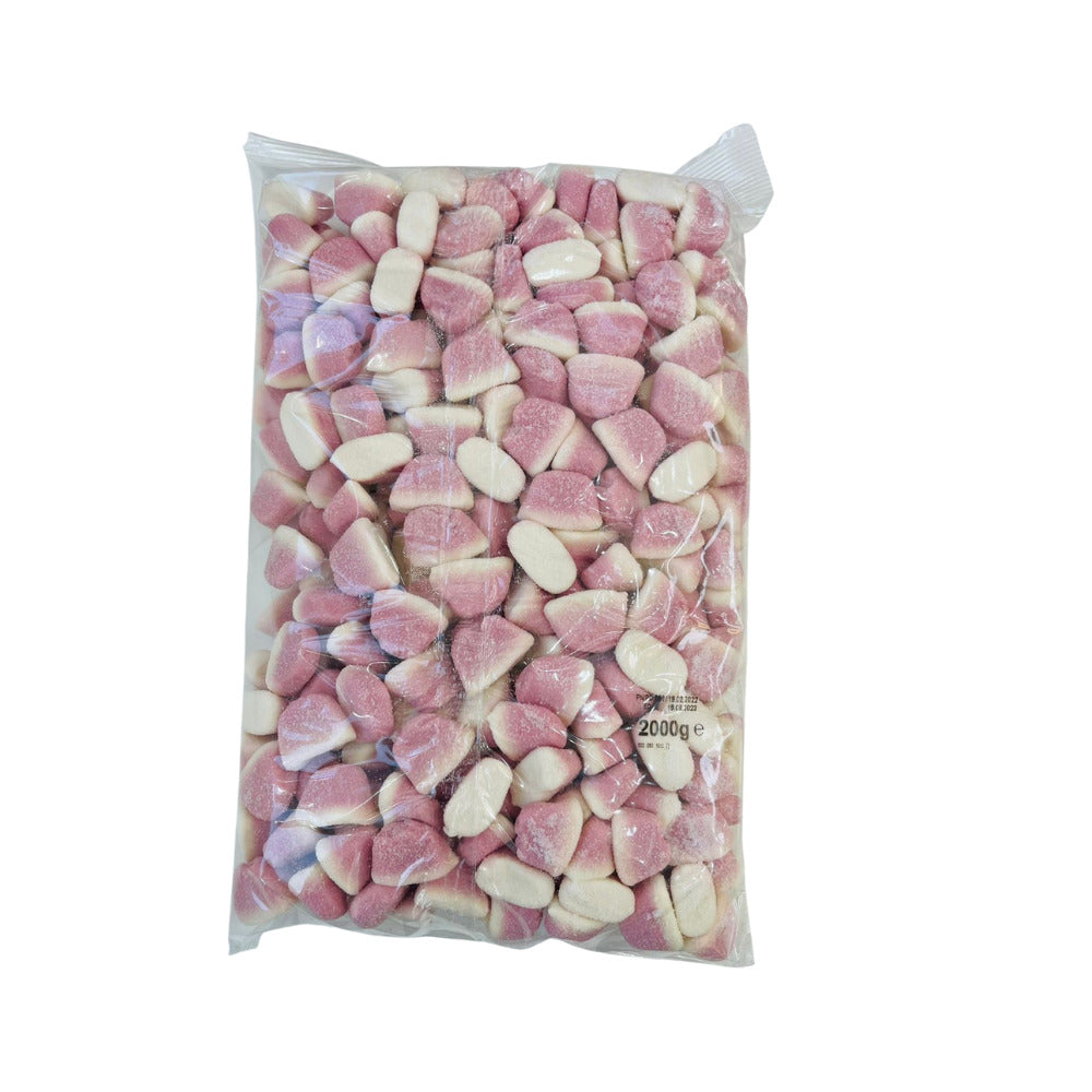 Sweet Factory Big Strawberry Cake Sugar-coated Jellies Aromatic Strawberry Flavor Complimented By A Creamy Vanilla Base 2kg
