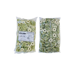 Sweet Factory  Apple Ring Chewy Jellie Soft and Full of Delicious Green Apple Flavor Suitable for Any Party, Candy Buffet, or Even an After Meal Snack2kg
