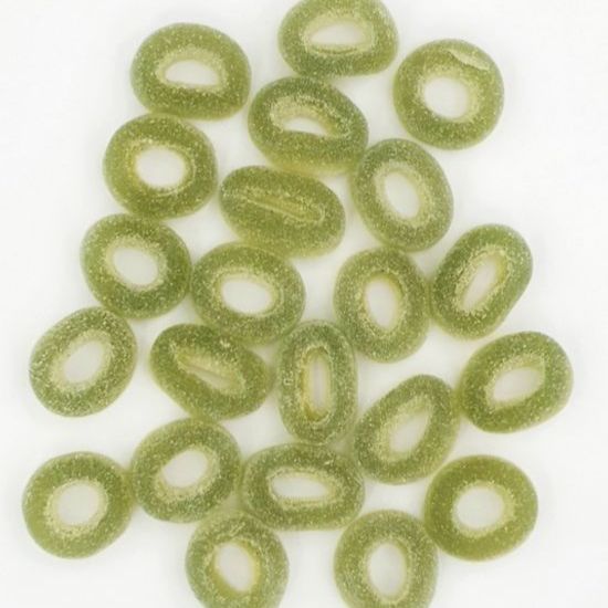 Sweet Factory  Apple Ring Chewy Jellie Soft and Full of Delicious Green Apple Flavor Suitable for Any Party, Candy Buffet, or Even an After Meal Snack2kg