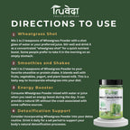 Truveda  Wheat Grass Powder  - Green Food Supplement - For Detoxification, Supports Immunity & Gut Health - 100g