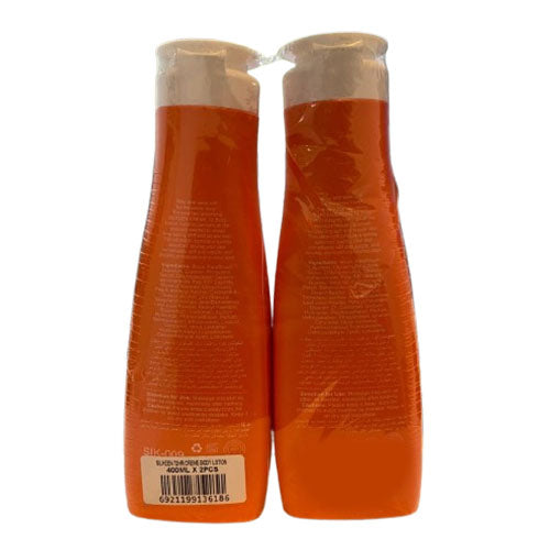 Silkeen Naturals 72 Hour Creme Body Lotion  - With Aloe Vera & Vitamin E - Ultra Healing - 400ML x 2 - Twin Pack