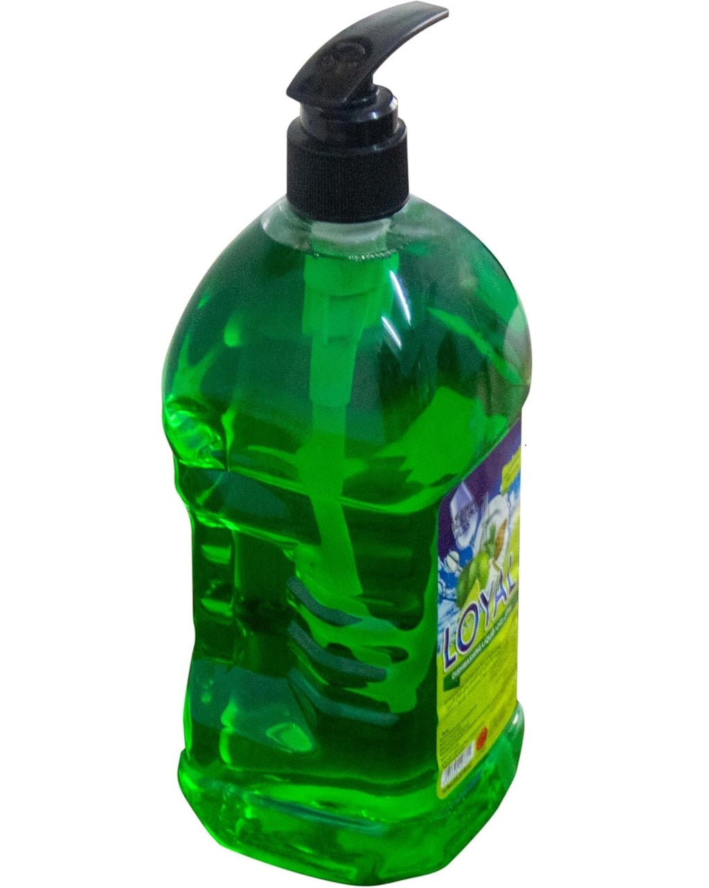 Loyal Dishwashing Liquid Lemon Zest & Forest Pine Green - Powerful Grease Removal - Concentrated Formula - 1 Liter