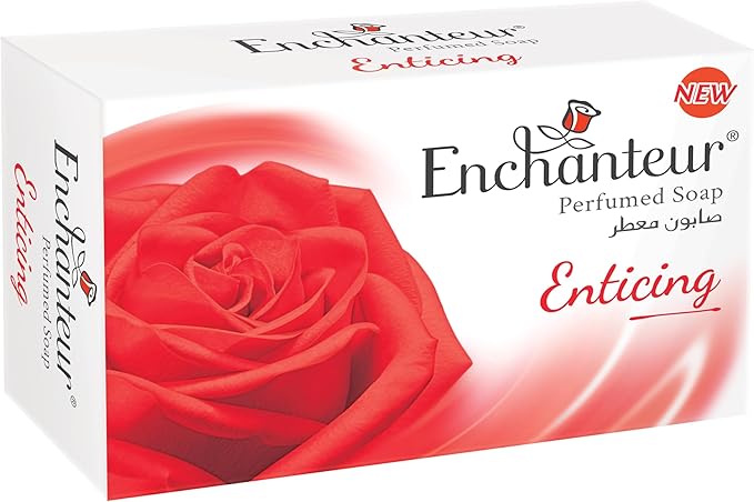 Enchanteur Exciting Perfumed Soap - Luxurious Fragrance - Moisturizing Properties - 125 Grams