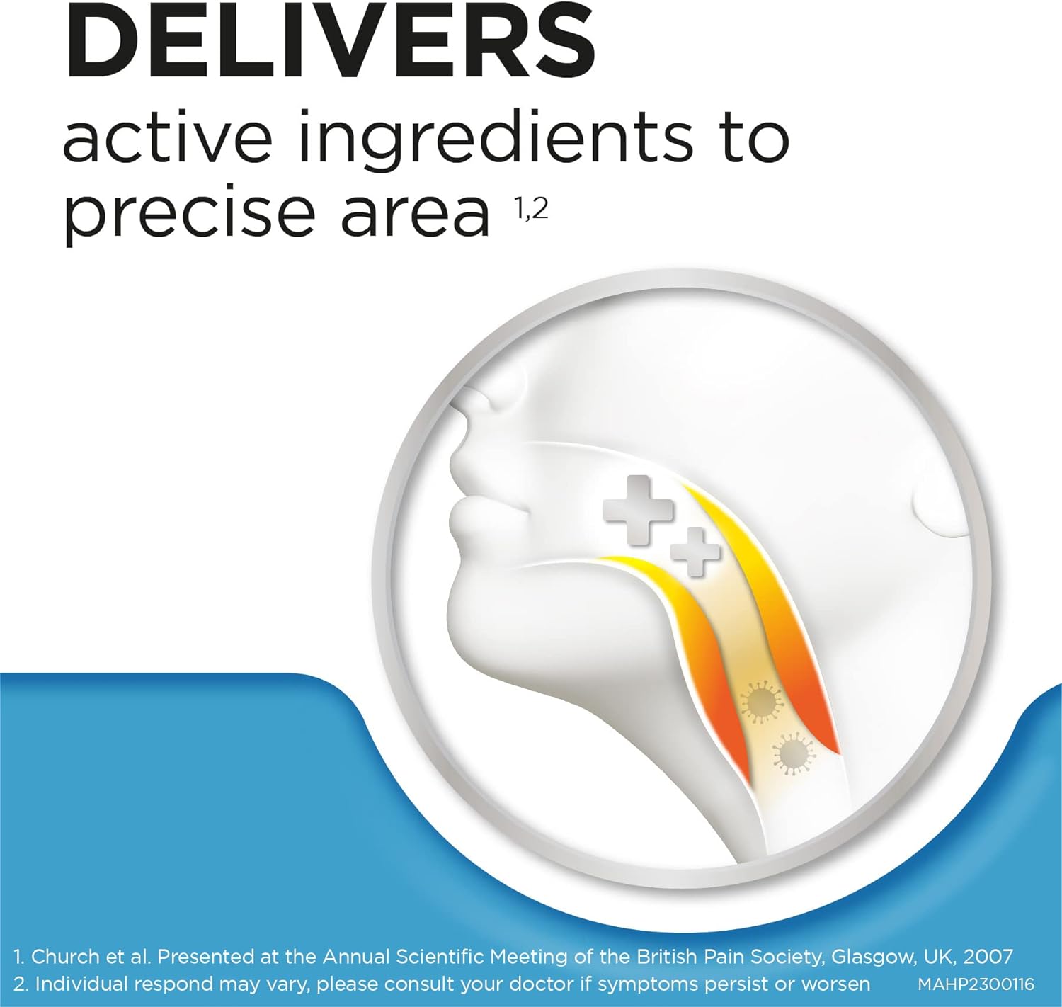Strepsils Sore Throat & Blocked Nose Menthol | Soothing Effective Relief Against Sore Throat | Helps Clear The Nose Fast - 24 Lozenges