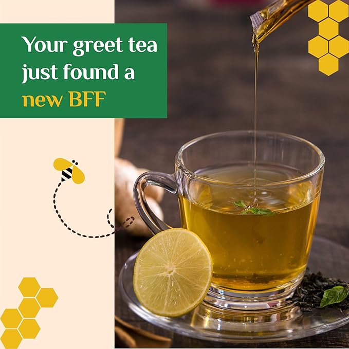 Honey Twigs  Lemon Infused Honey  - Natural Lemon Flavouring  - Rich in Vitamin C - 30 x 8 g