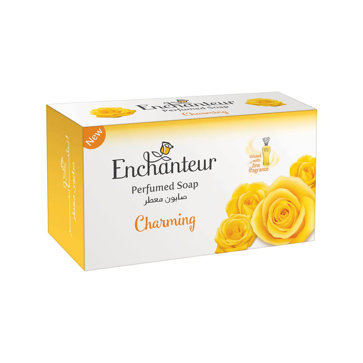 Enchanteur Charming Infused soap - Charming Fragrance- Moisturizing Formula - 125 Grams