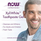 Xyli White Coconut Oil Toothpaste Gel with Mint Flavour | Reduces Plaque | Whitens Teeth | Free from Fluoride, Gluten, SLS & Paraben | For Long Lasting Fresh Taste & Breath - 181 g