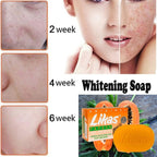 Likas Skin Whitening Soap Papaya - Herbal Bath Soap For Face and Body - For Clearer and Finer Skin Complexion - Enriched with Papaya Enzymes  - 135 g