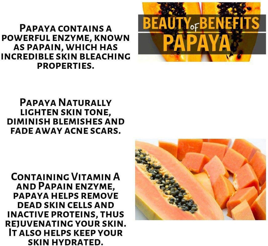 Likas Skin Whitening Soap Papaya - Herbal Bath Soap For Face and Body - For Clearer and Finer Skin Complexion - Enriched with Papaya Enzymes  - 135 g