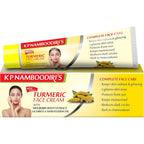 K P Namboodiri's Turmeric Face Cream - With Mulberry Root Extract, Licorice & Wheatgerm Oil - Lightens Skin Tone - Protects from Sun - 25 g
