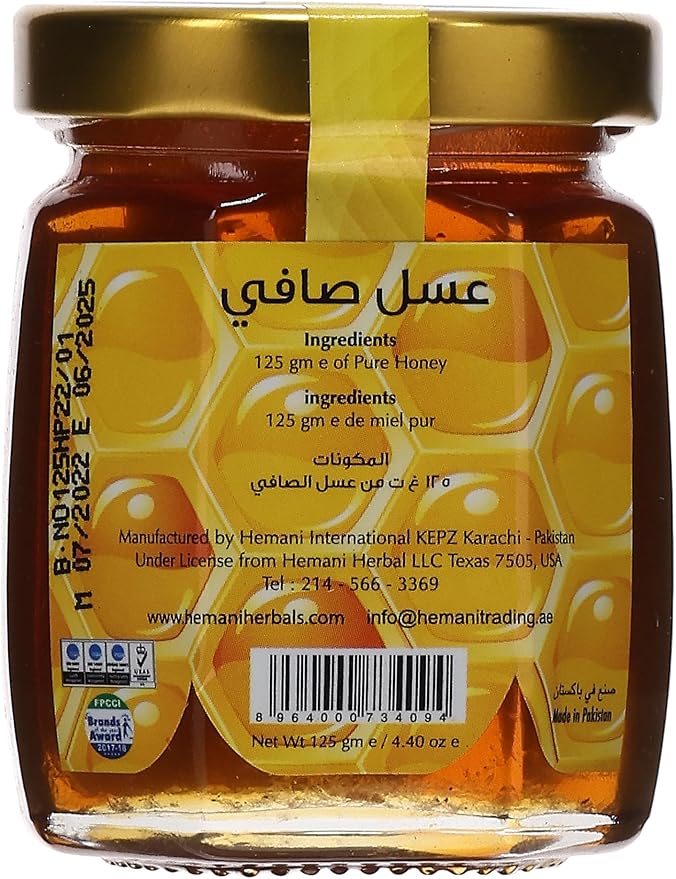 Hemani Pure Honey -Rich in nutrients -Real honey
