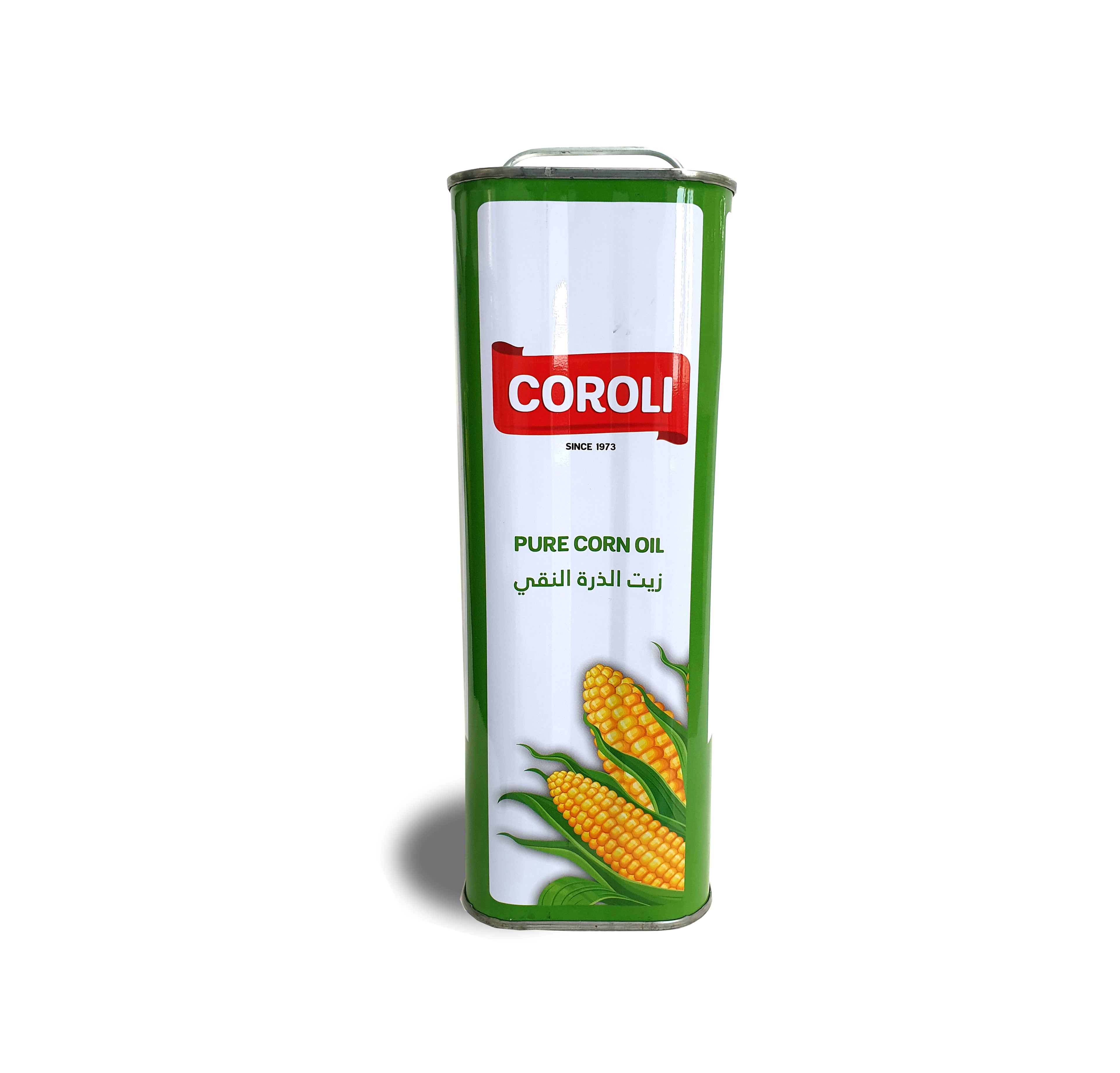Coroli Corn Oil Tin Can - Cholesterol Free & Enriched w/ Vitamin A, D & E - Source of Natural Antioxidants Omega 6  - The Best & Most Versatile Cooking Oil  - 2.5 Liters