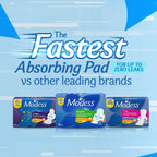 Modess Regular Cottony Soft Pads with Wings - For Superior Dryness and Protection - Hypoallergenic Cover - Gentle on Skin - Fast Absorbing Pads - 8 Pads