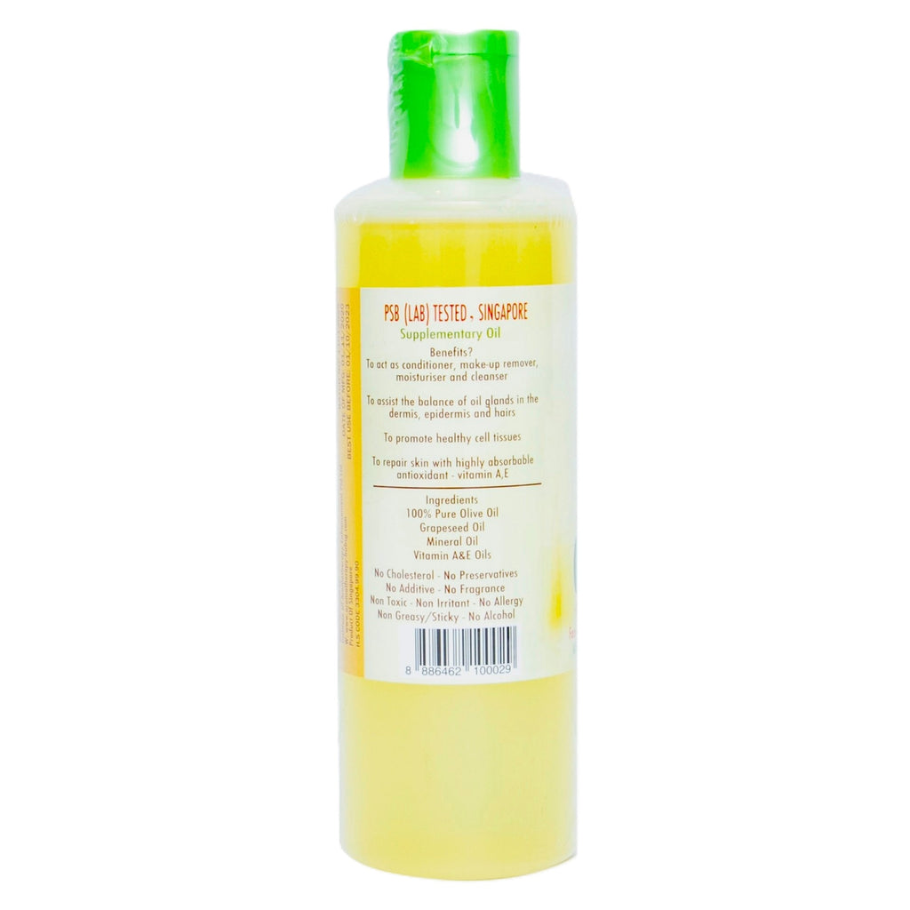 Mariati  Olive Massage Oil  - Aromatherapy Plus Vitamin A & E - For Face, Skin, Hair, Body & Massage - All in One & Pure Natural - 250 ml