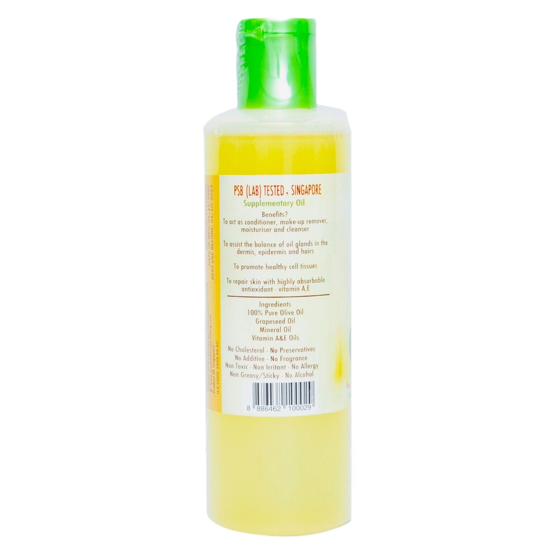 Mariati  Olive Massage Oil  - Aromatherapy Plus Vitamin A & E - For Face, Skin, Hair, Body & Massage - All in One & Pure Natural - 250 ml