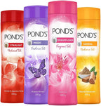 Pond's Sandal Radiance Talc Natural Sunscreen  - Body Powder - Safe & Natural - Removes Excess Oil Secretion - Prevents Body Odor - 100 g