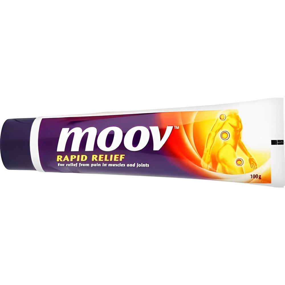 Moov Rapid Relief - Fast Relief From Aches & Pains - For Backaches, Muscular Pains, Sprains, Athritic Pains - 100 g