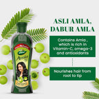 Dabur Amla Hair Oil  - Stronger, Longer, Thicker Hair - 180ml