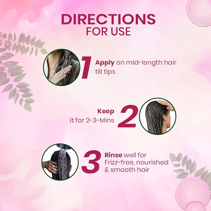 Emami Kesh King Scalp & Hair Medicine Organic Onion Conditioner With Curry Leaves - Manages Frizz - Reduces Hairfall - 21 Herbs & Fragrance of Flowers - 200ml