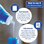 Ujala Crisp & Shine Floral Fusion - After Wash Fabric Conditioner - With Poly FX - Gives cloths bright colors and lasting fragrance - 200 ml