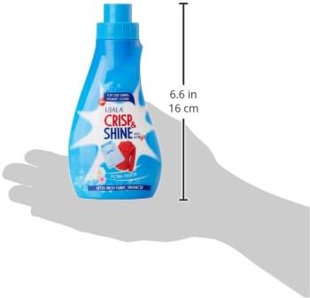 Ujala Crisp & Shine Floral Fusion - After Wash Fabric Conditioner - With Poly FX - Gives cloths bright colors and lasting fragrance - 200 ml