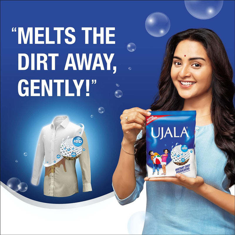 Ujala Idd Washing Powder (Automatic) - Effortless Washing Superior Brightness - Long Lasting Freshness - Whitens Clothes In One Wash - 4Kg+1Kg