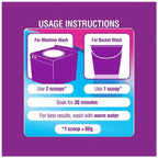 Mr.White Washing Powder  - Ultimate Whiteness - No Bleach - Removes Tough Stains and Dirt - Long Lasting Fragrance  - 1Kg