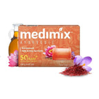Medimix Ayurvedic Kumkumadi Soap - For Clear & Radiant Skin - Fights Against Acne, Pimples, Blackheads and Spots - Makes your Skin Young & Friendly  - 125 gm