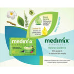 Medimix Combo Pack of Ayurvedic Glycerine Lakshadi Oil Soap with Moisturizing Face Wash 150ml Moisturising Luxury Helps Prevent Dry Skin  Natural Protection with Glycerin and Lakhshadi Oil  Green