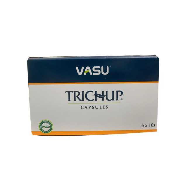 Trichup  Capsules - Useful in the Reduction of Hair Fall - Improves Nutrition to Hair Follicless - Induces Hair Growth -  6x10 capsules