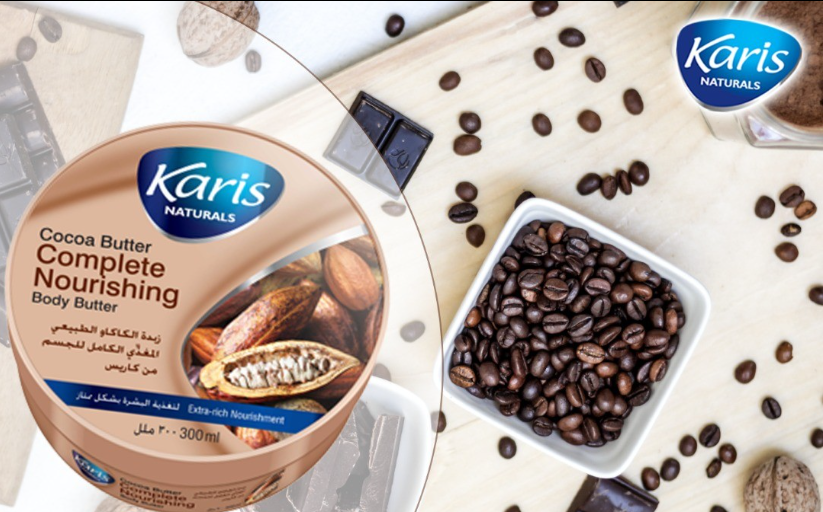 Karis Naturals Complete Nourishing with Cocoa Butter Body Butter  - Extra-rich Nourishment - Nourishes Skin & Radiant Skin Texture - 300 ml