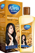 Karis Naturals Nourishing Hair Oil - With Almond - Nourishes Hair Roots & Scalp - Smoothens Hair Cuticles - Long, Shiny, Healthy Hair -  200 ml